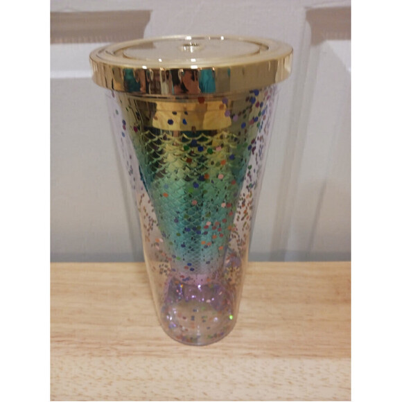 Gradient Mermaid Tumbler Gold - Picture 4 of 6